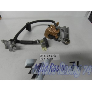 ETRIER ARRIERE COMPLET ZX636R 2003 2004